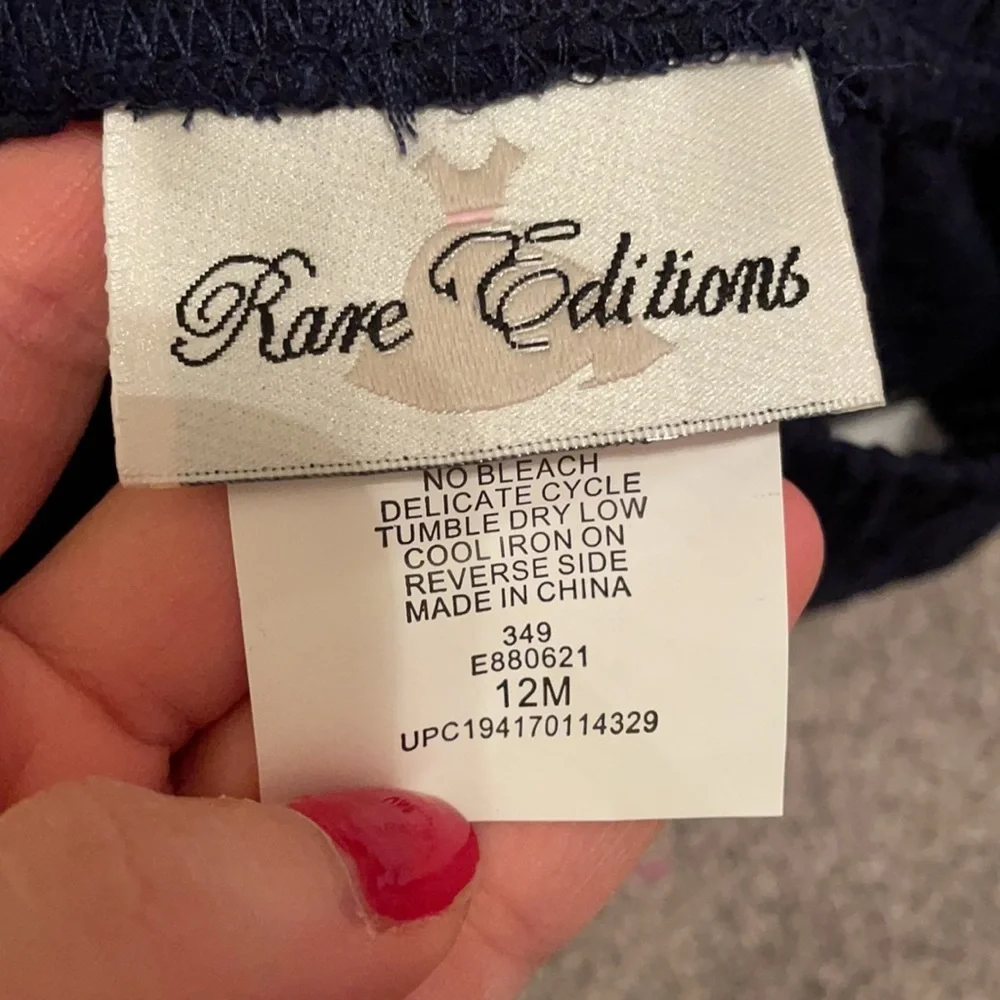 Rare Editions Navy Stripe Set